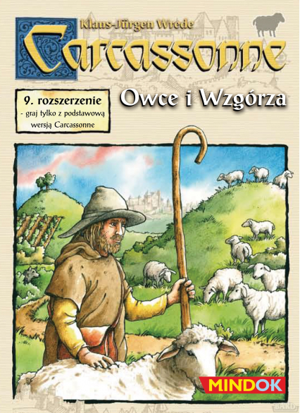 Carcassonne - Owce i Wzgórza - rozszerzenie do gry planszowej