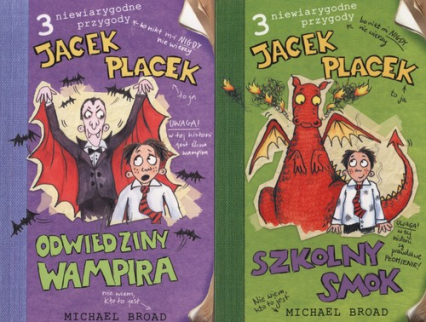 Jacek Placek Szkolny smok / Odwiedziny wampira Pakiet