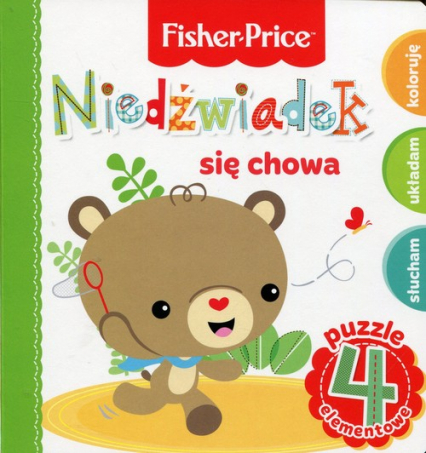 Fisher Price Puzzle Niedźwiadek się chowa