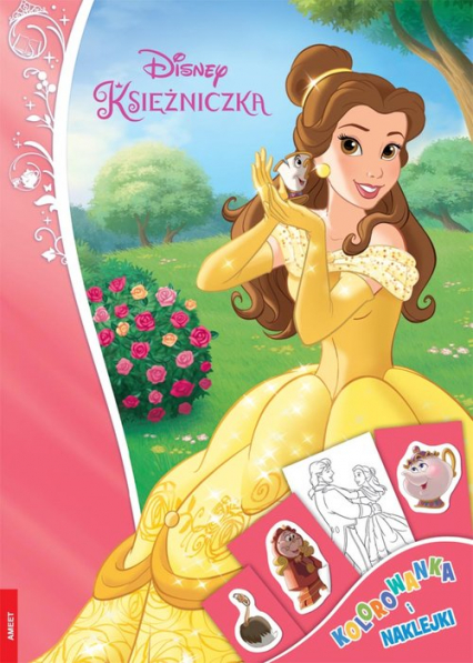 Disney Księżniczka Kolorowanka i naklejki