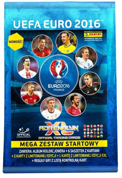 Adrenalyn XL Mega zestaw startowy EURO 2016
