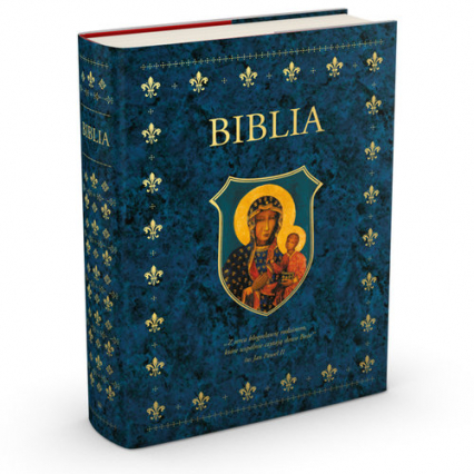 Biblia domowa w obwolucie z MB Częstochowską