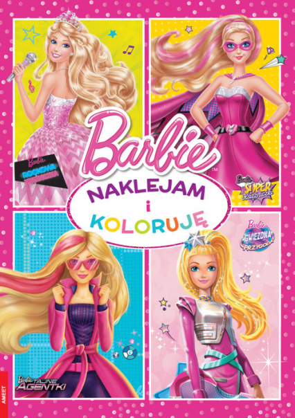 Barbie Naklejam i koloruję