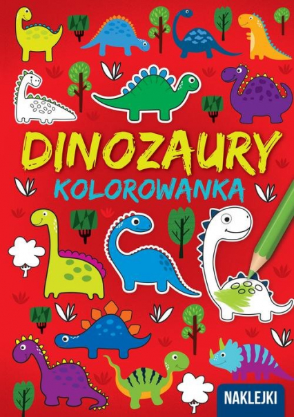 Kolorowanka A4  Dinozaury