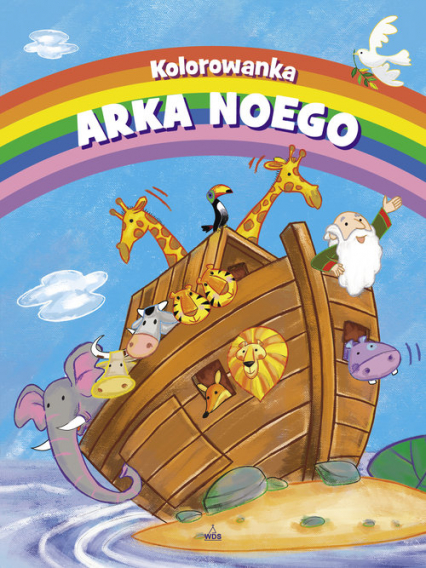 Kolorowanka - Arka Noego  farbki i pędzelek w zestawie