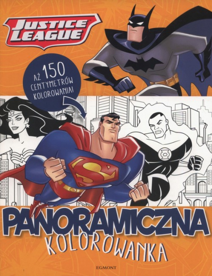 Justice League Panoramiczna kolorowanka