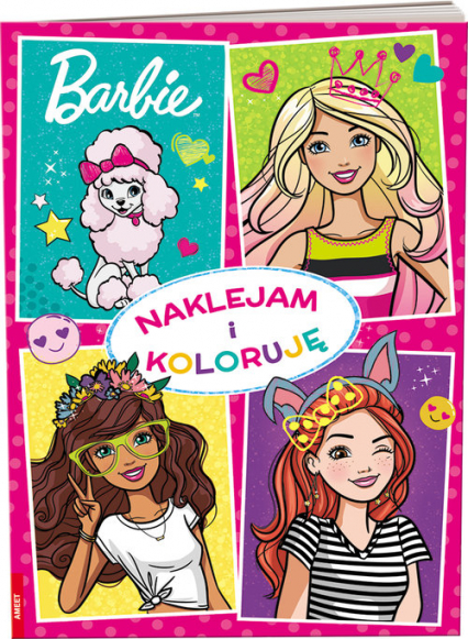 Barbie Naklejam i koloruję NAK-1102