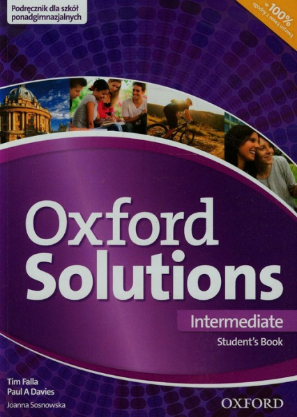 Oxford Solutions Intermediate Podręcznik Szkoła ponadgimnazjalna