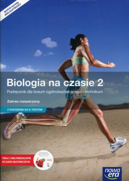 Biologia na czasie 2 Podręcznik wieloletni z płytą DVD Zakres rozszerzony z dostępem do e-testów