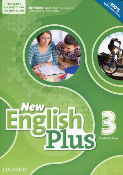 New English Plus 3 Student's Book Podręcznik z repetytorium z płytą CD mp3 Gimnazjum