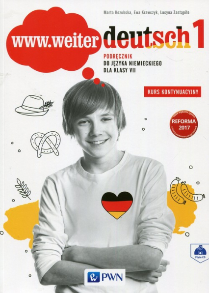 www.weiter deutsch 1 Podręcznik 7 Kurs kontynuacyjny + CD Szkoła podstawowa