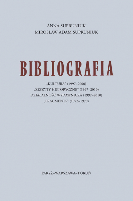 Bibliografia "Kultura" (1997-2000)