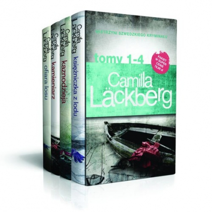 Camilla Lackberg Tom 1-4 Księżniczka z lodu / Kaznodzieja / Kamieniarz / Ofiara losu Pakiet