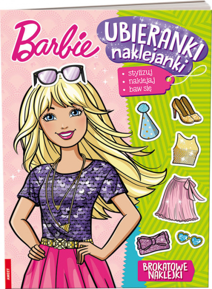 Barbie Ubieranki Naklejanki