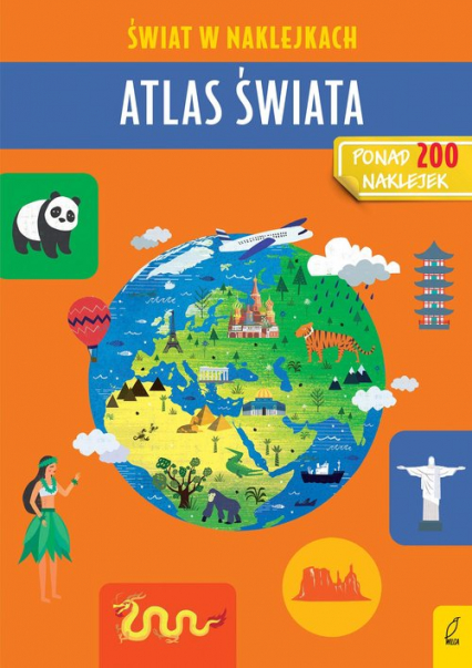 Atlas świata Świat w naklejkach