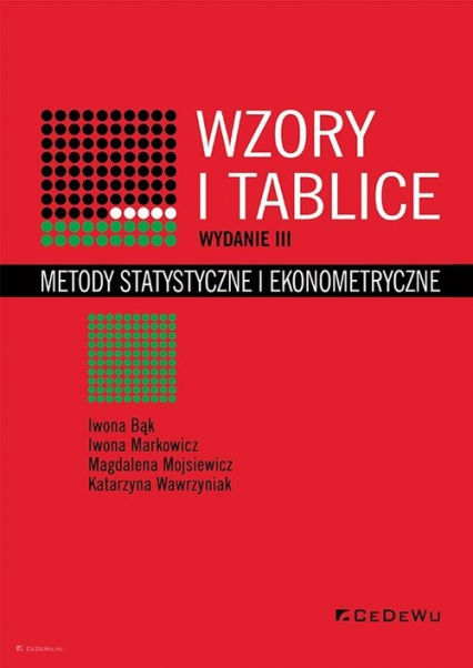 Wzory i tablice Metody statystyczne i ekonometryczne