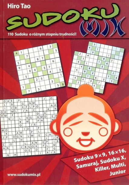 Sudoku Mix 110 sudoku o różnym stopniu trudności