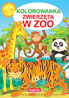 Zwierzęta w zoo kolorowanka