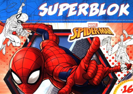 Superblok Marvel Spider-Man z naklejkami